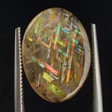 Rainbow Lattice Sunstone Cabochon - GLSC03