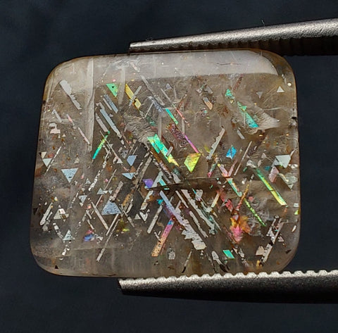 Rainbow Lattice Sunstone Cabochon - GLSC10