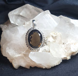 Smoky Quartz Pendant 3SSSQP1