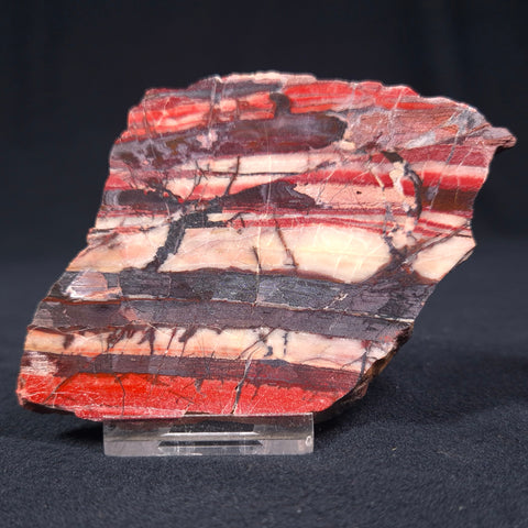 Banded Iron Formation from Marble Bar Polished ZMB002