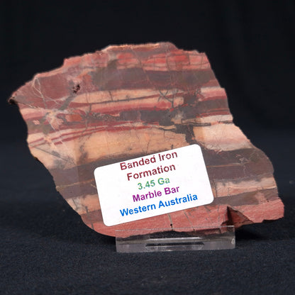 Banded Iron Formation from Marble Bar Polished ZMB002