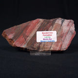 Banded Iron Formation from Marble Bar Polished ZMB006