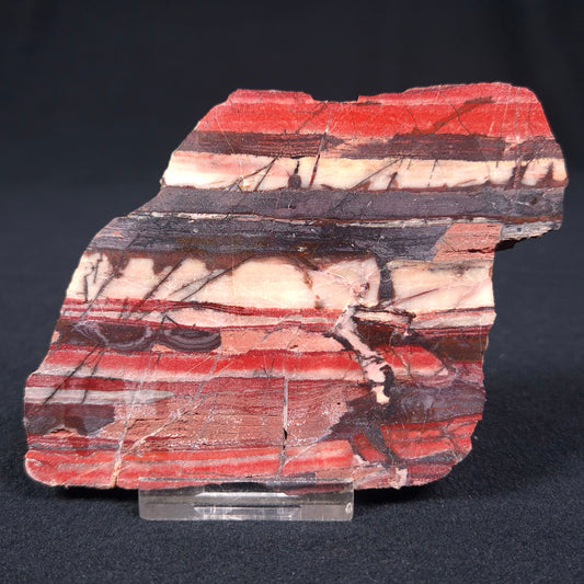 Banded Iron Formation from Marble Bar Polished ZMB007