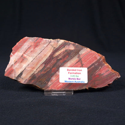 Banded Iron Formation from Marble Bar Polished ZMB008