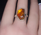 Amber Ring Size 9 3SSAR1