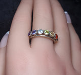 Chakra Multi Stone Ring 3SSCMR