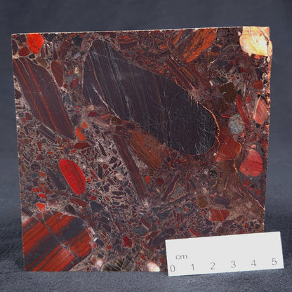 Conglomerate Hematite and Jasper Polished ZCG002