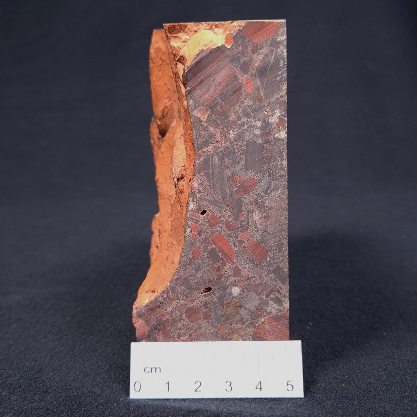 Conglomerate Hematite and Jasper Polished ZCG002