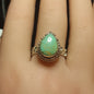 Turquoise Teardrop Ring 3SSTQTR