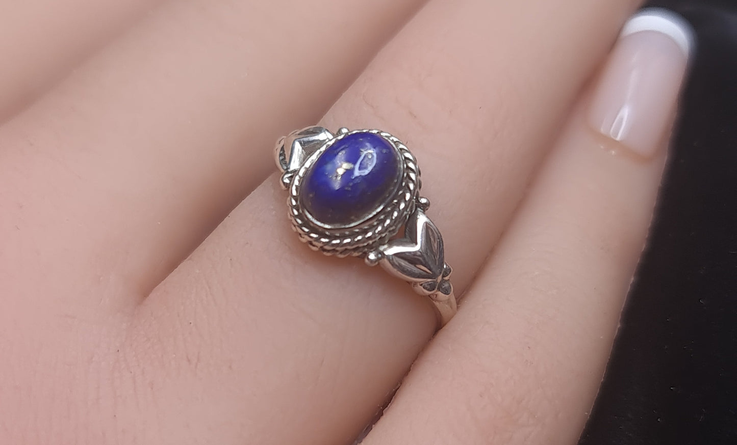 Lapis Lazuli Ring Size 7 3SSLLR