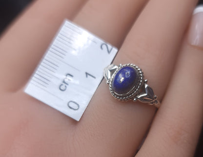 Lapis Lazuli Ring Size 7 3SSLLR