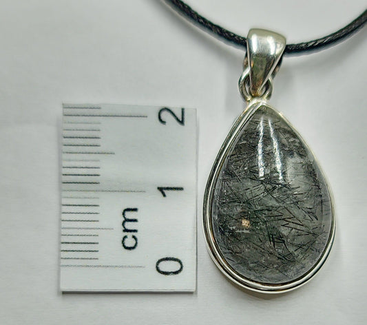 Tourmaline in Quartz Pendant 3SSTQP