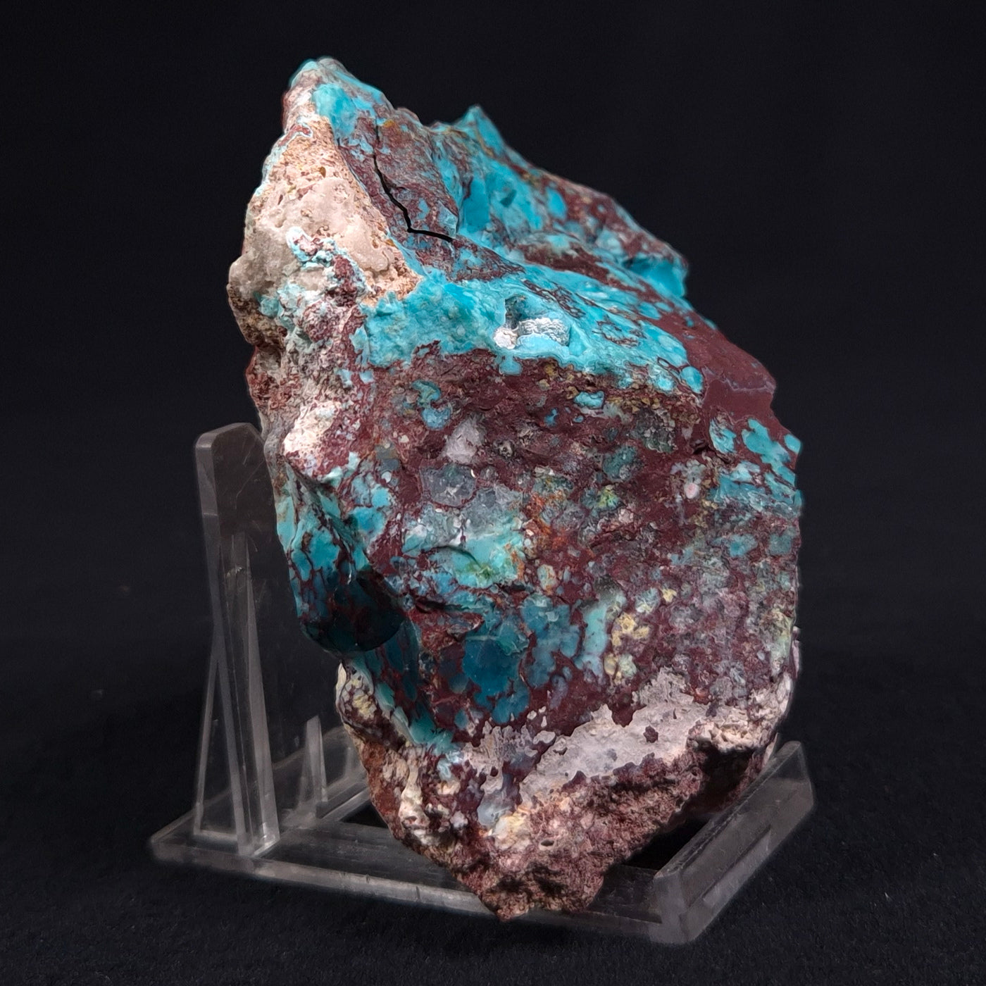 Chrysocolla with Cuprite Rough from Mt. Isa ZRC001