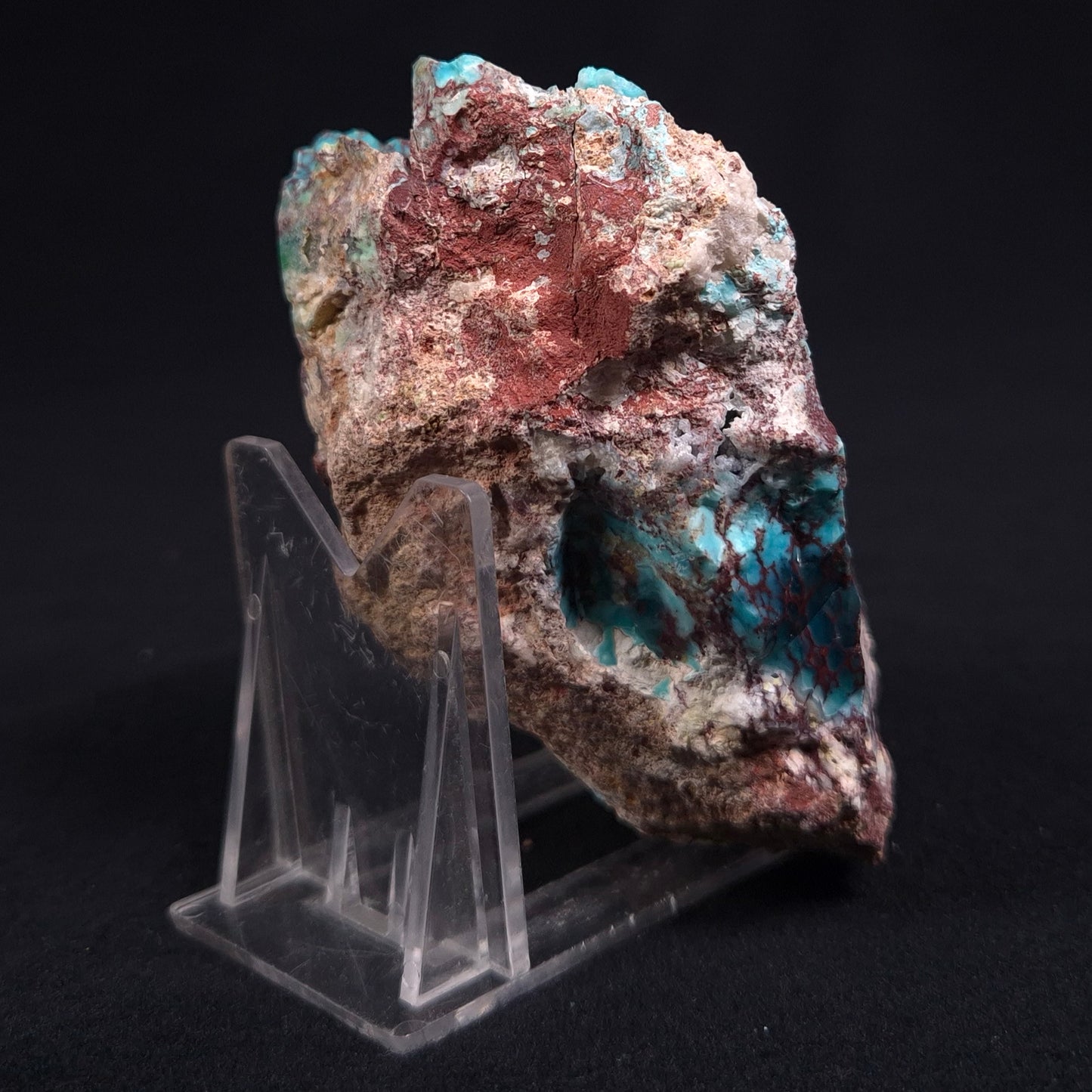 Chrysocolla with Cuprite Rough from Mt. Isa ZRC001