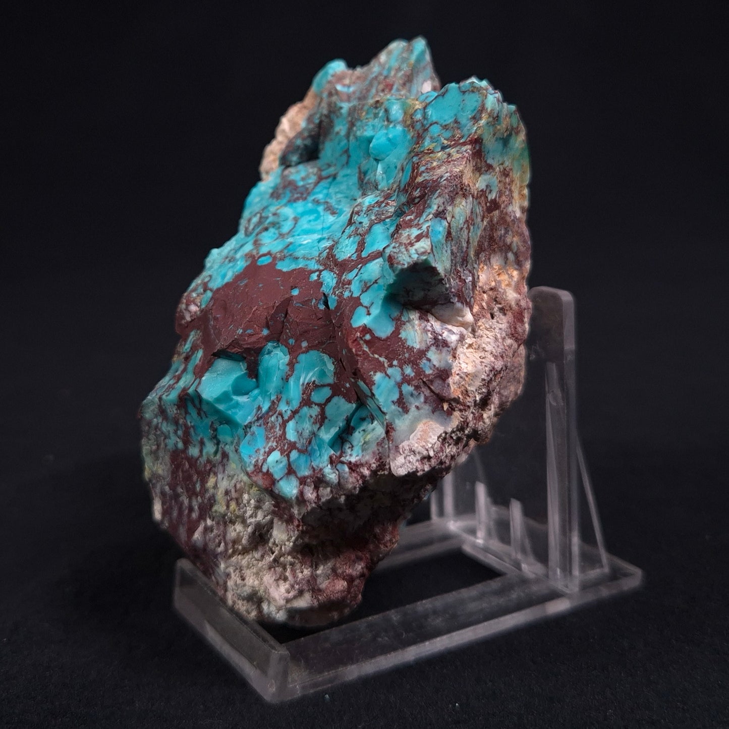 Chrysocolla with Cuprite Rough from Mt. Isa ZRC001