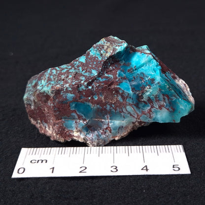 Chrysocolla with Cuprite Rough from Mt. Isa ZRC002