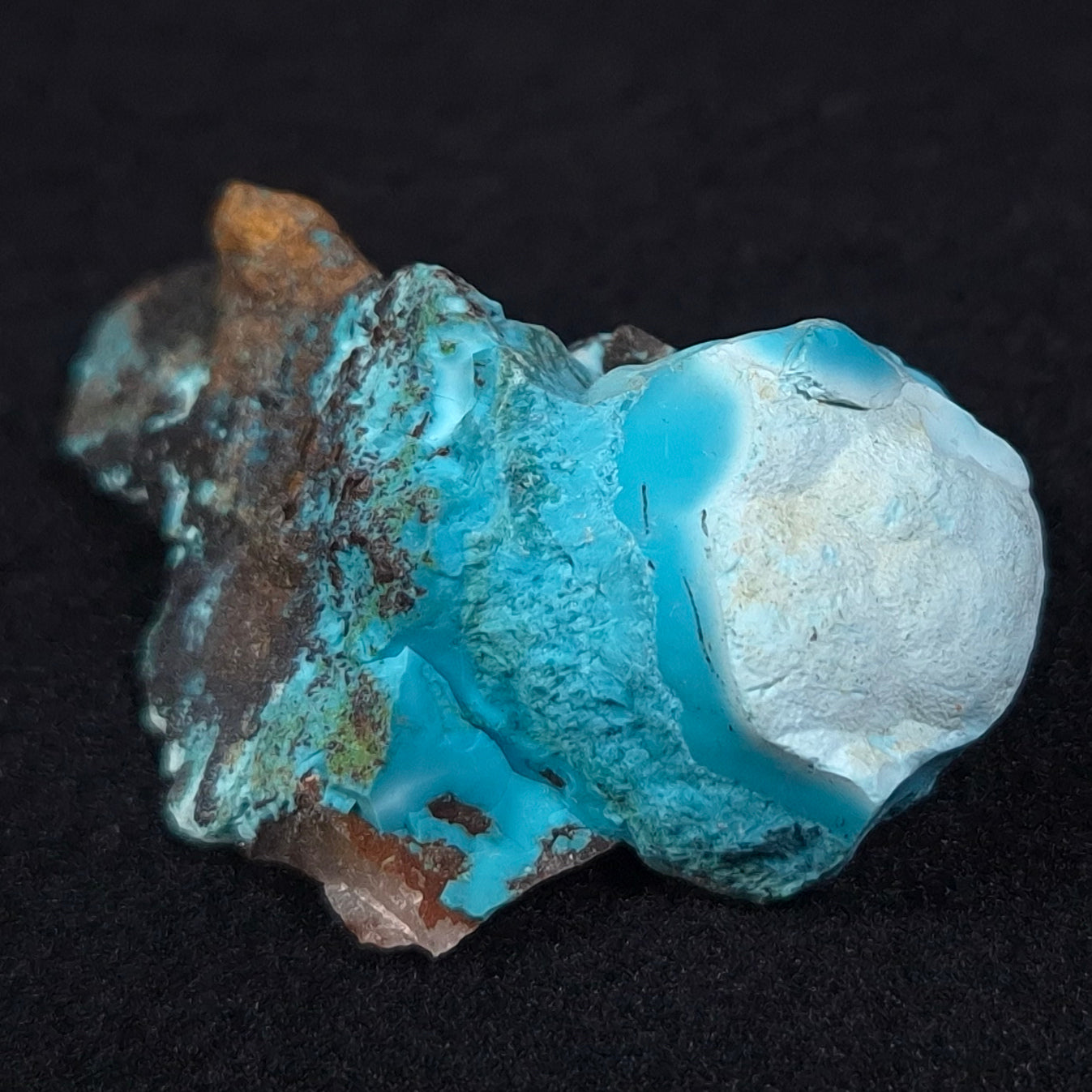 Chrysocolla with Cuprite Rough from Mt. Isa ZRC003