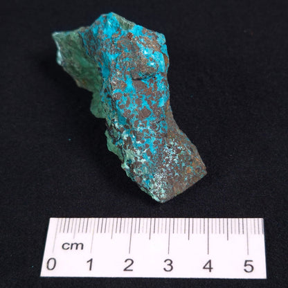 Chrysocolla with Cuprite and Malachite Rough from Mt. Isa ZRC004