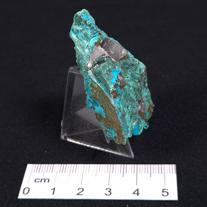 Chrysocolla with Cuprite, Malachite and Quartz Rough from Mt. Isa ZRC007