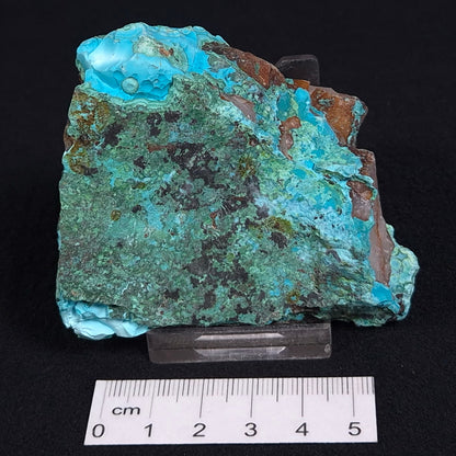 Chrysocolla with Cuprite, Malachite and Quartz Rough from Mt. Isa ZRC009