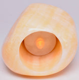 ORANGE CALCITE TEA LIGHT CANDLE HOLDER P12