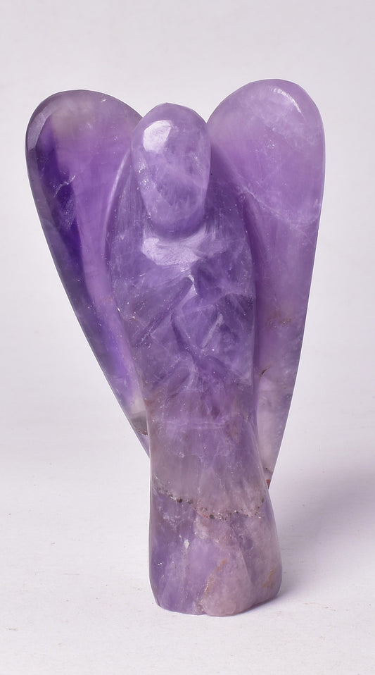 AMETHYST ANGEL CARVING P559