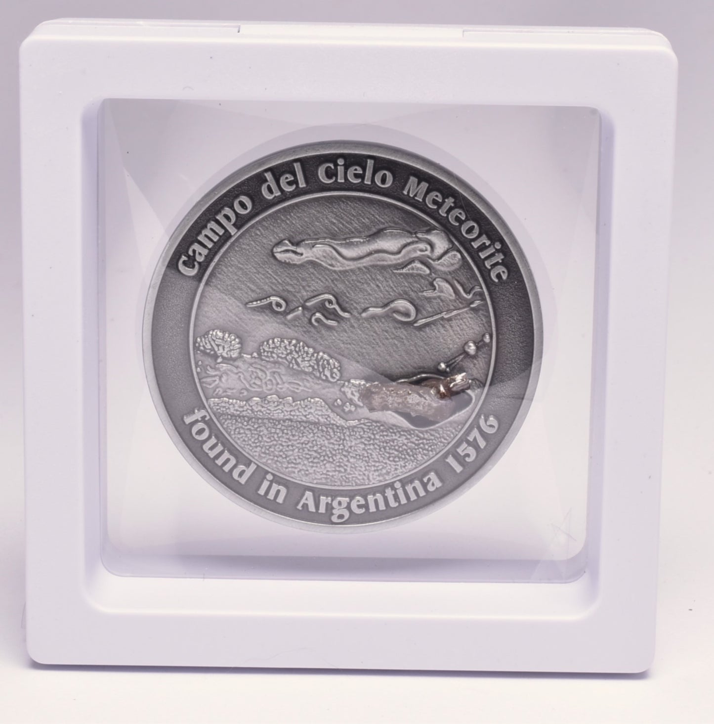 CAMPO DEL CIELO METEORITE in COLLECTORS COIN NUMBER 0015 MT178