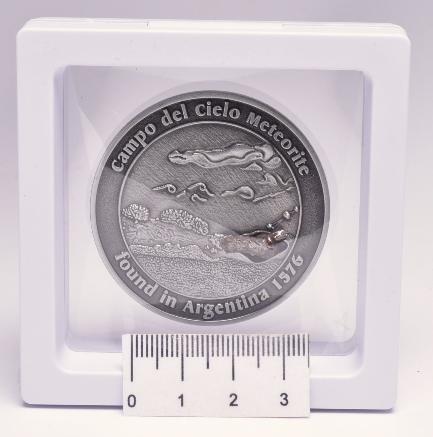 CAMPO DEL CIELO METEORITE in COLLECTORS COIN NUMBER 0015 MT178