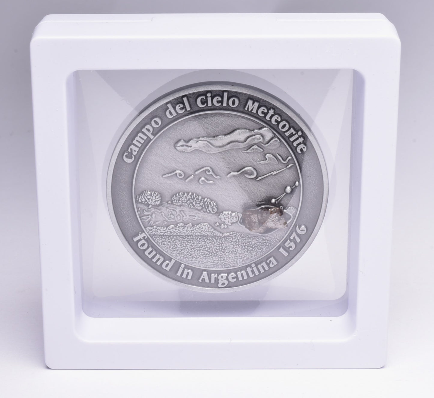 CAMPO DEL CIELO METEORITE in COLLECTORS COIN NUMBER 0014 MT182