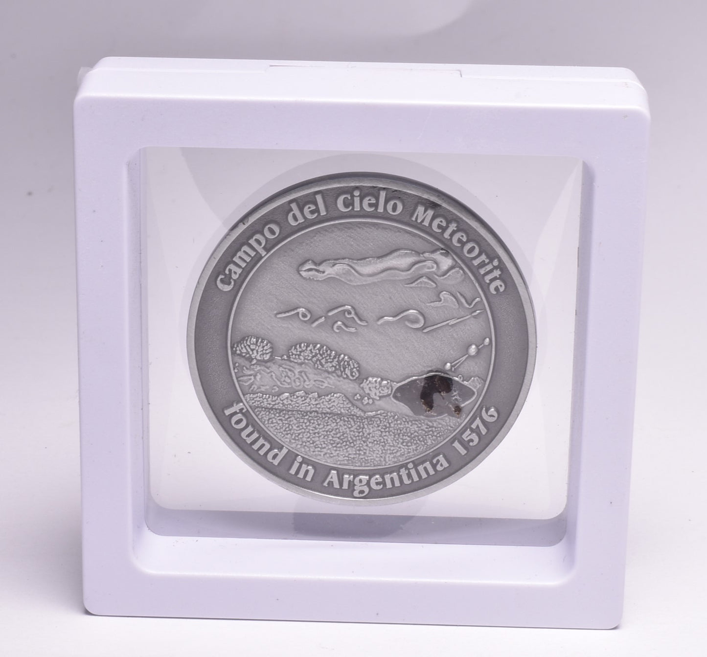 CAMPO DEL CIELO METEORITE in COLLECTORS COIN NUMBER 0044 MT183