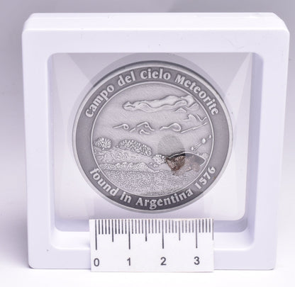 CAMPO DEL CIELO METEORITE in COLLECTORS COIN NUMBER 0017 MT186