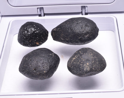 4 x AUSTRALITE, METEORITE FROM SOUTH AUSTRALIA MT39