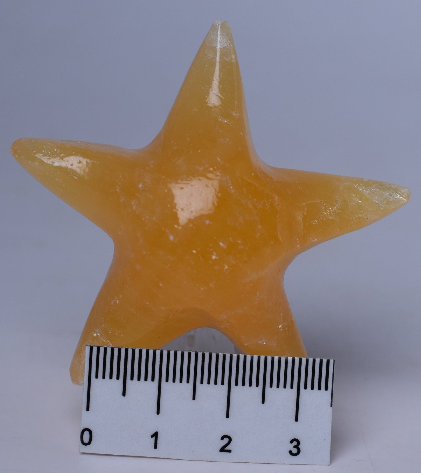 ORANGE CALCITE STAR FISH P822