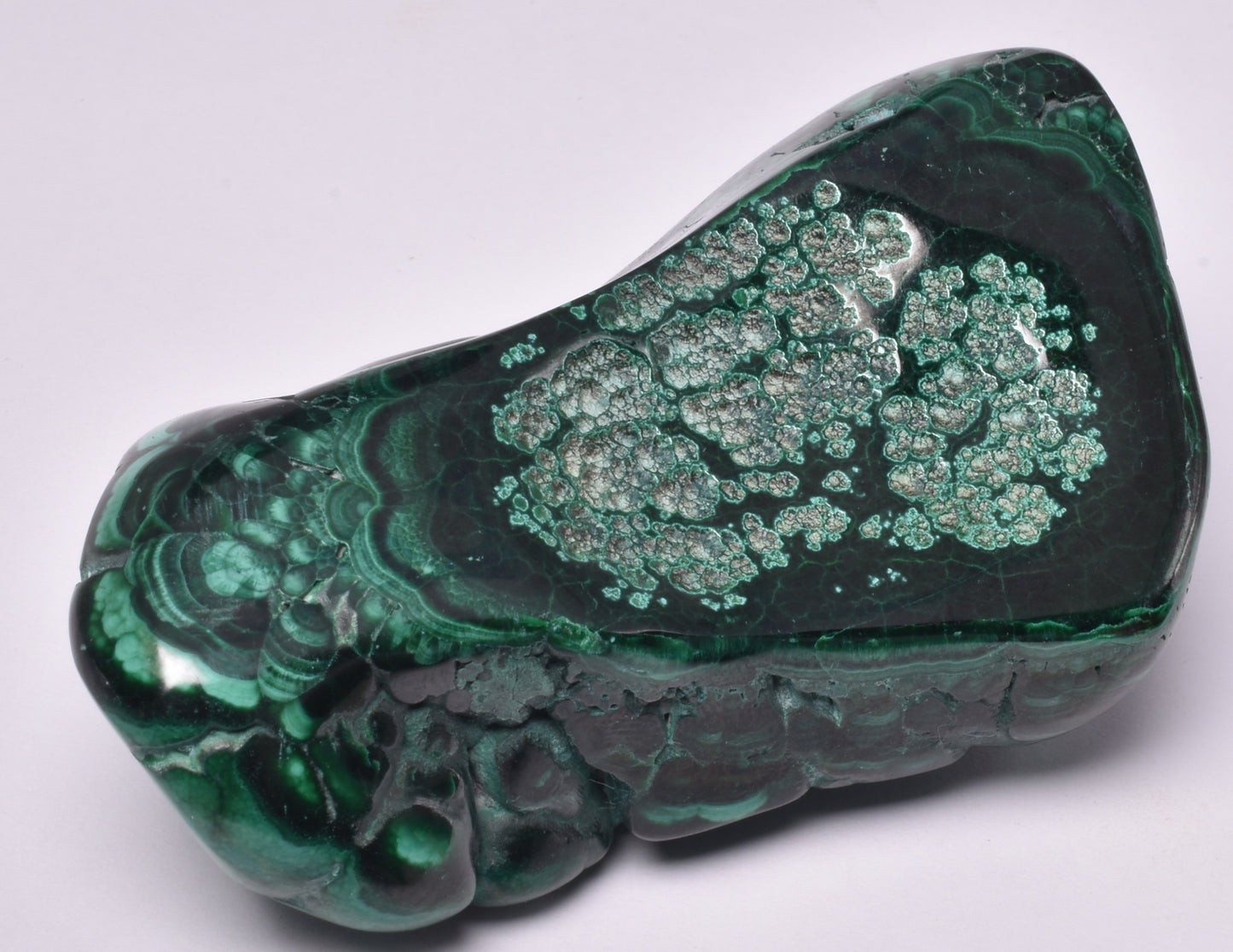 MALACHITE POLISHED CRYSTAL FREEFORM P1034