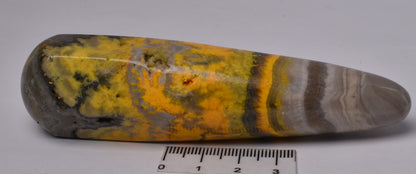 BUMBLEBEE MICROBIALITE JASPER POLISHED WAND, INDONESIA P1011