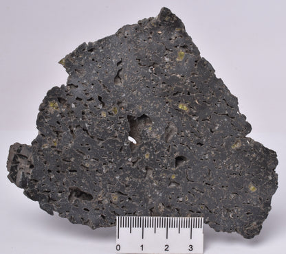 OLIVINE BASALT SLICE, KILAUEA VOLCANO, HAWAII S322