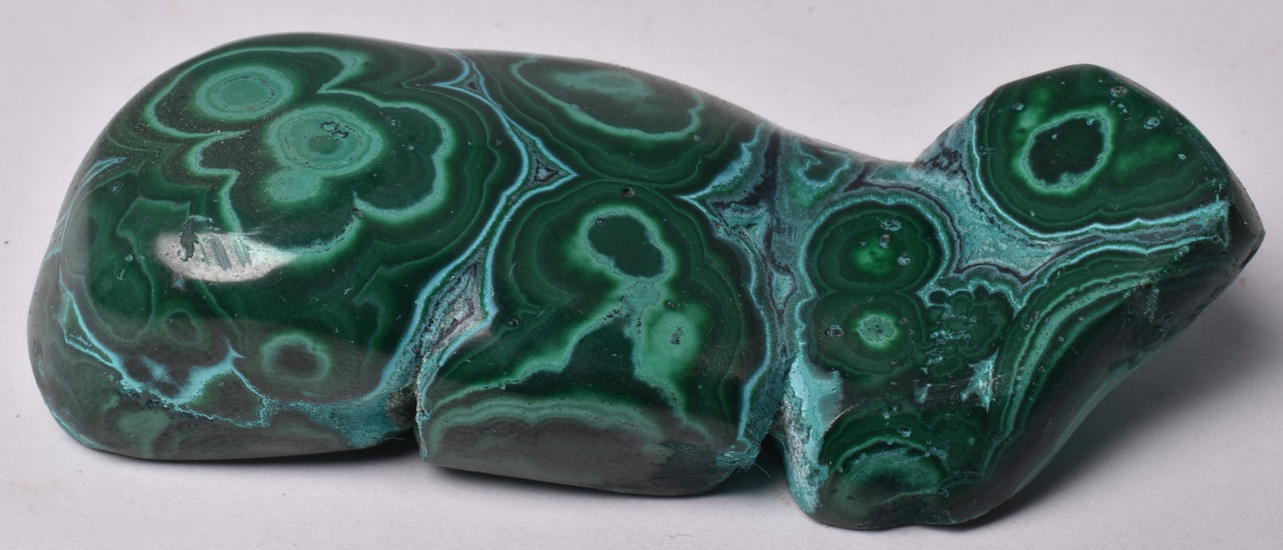 MALACHITE POLISHED CRYSTAL FREEFORM P486