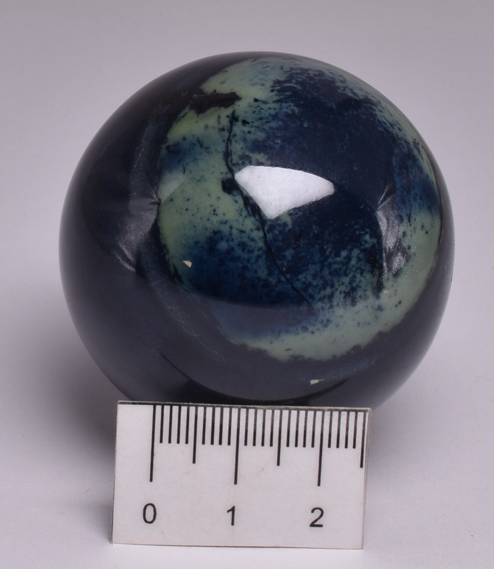 VIVIANITE  POLISHED MINERAL SPHERE P626