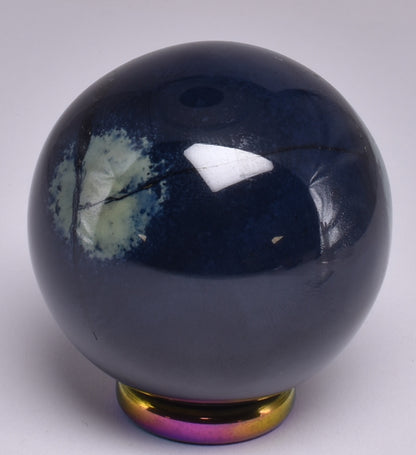 VIVIANITE  POLISHED MINERAL SPHERE P626