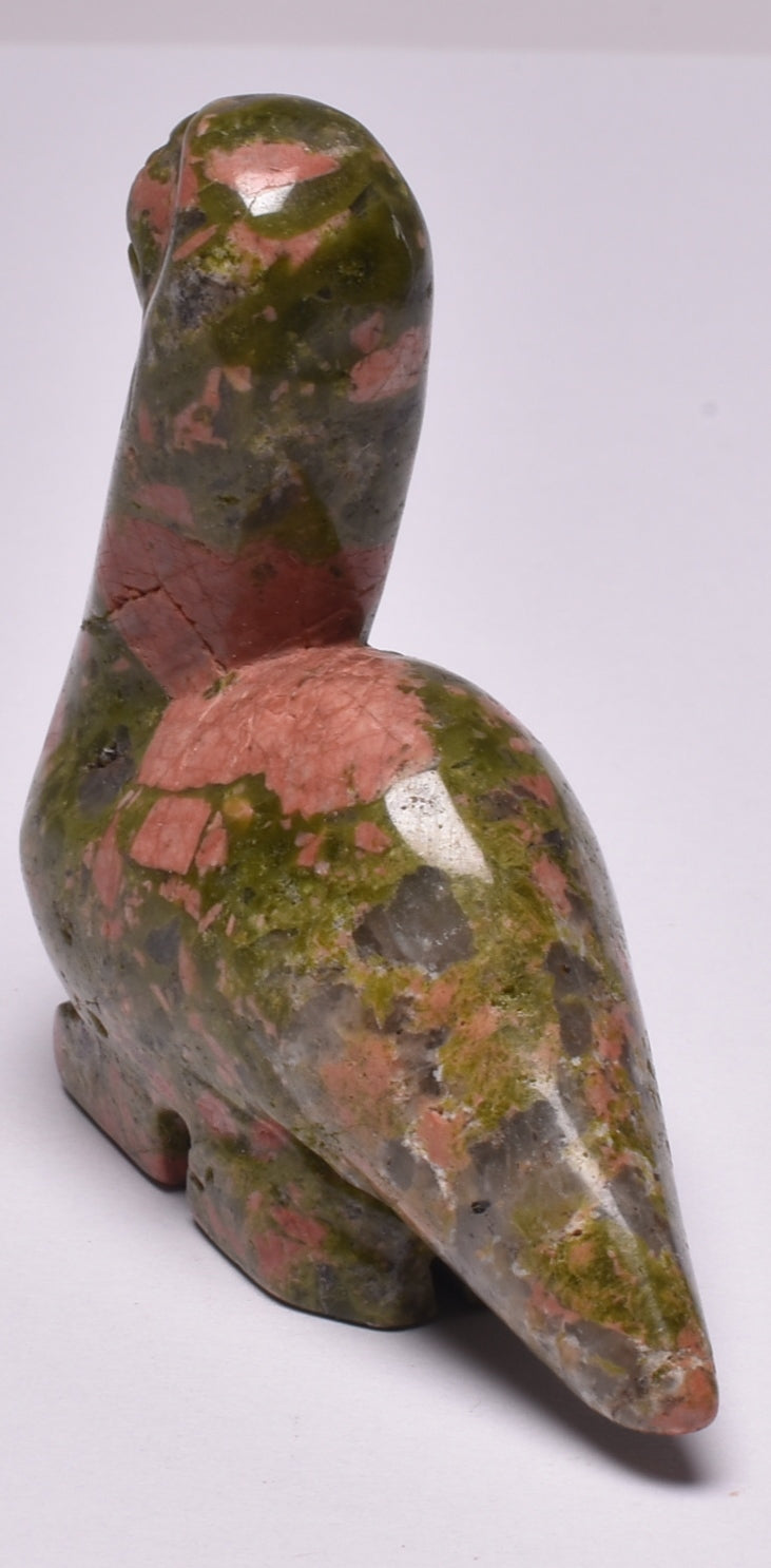 CRYSTAL UNAKITE DINOSAUR CARVING P43