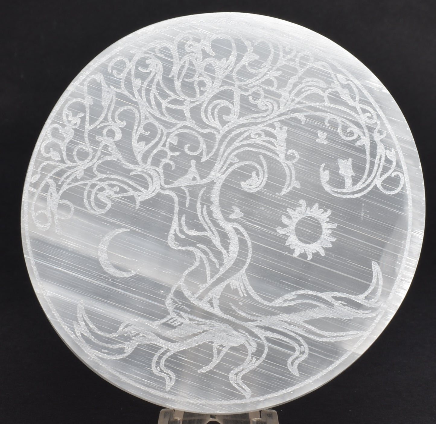 SELENITE TREE OF LIFE CHARGING PLATE SE22