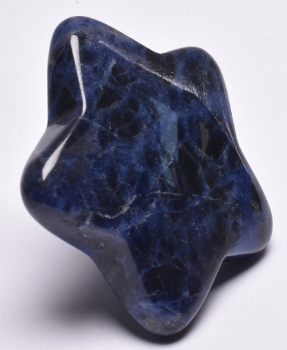 SODALITE CRYSTAL STAR CARVING P955