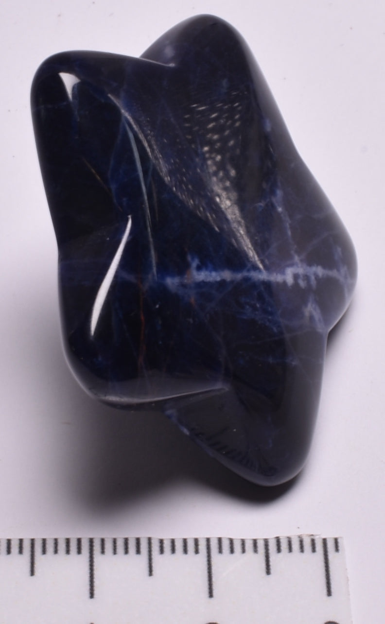 SODALITE CRYSTAL STAR CARVING P958