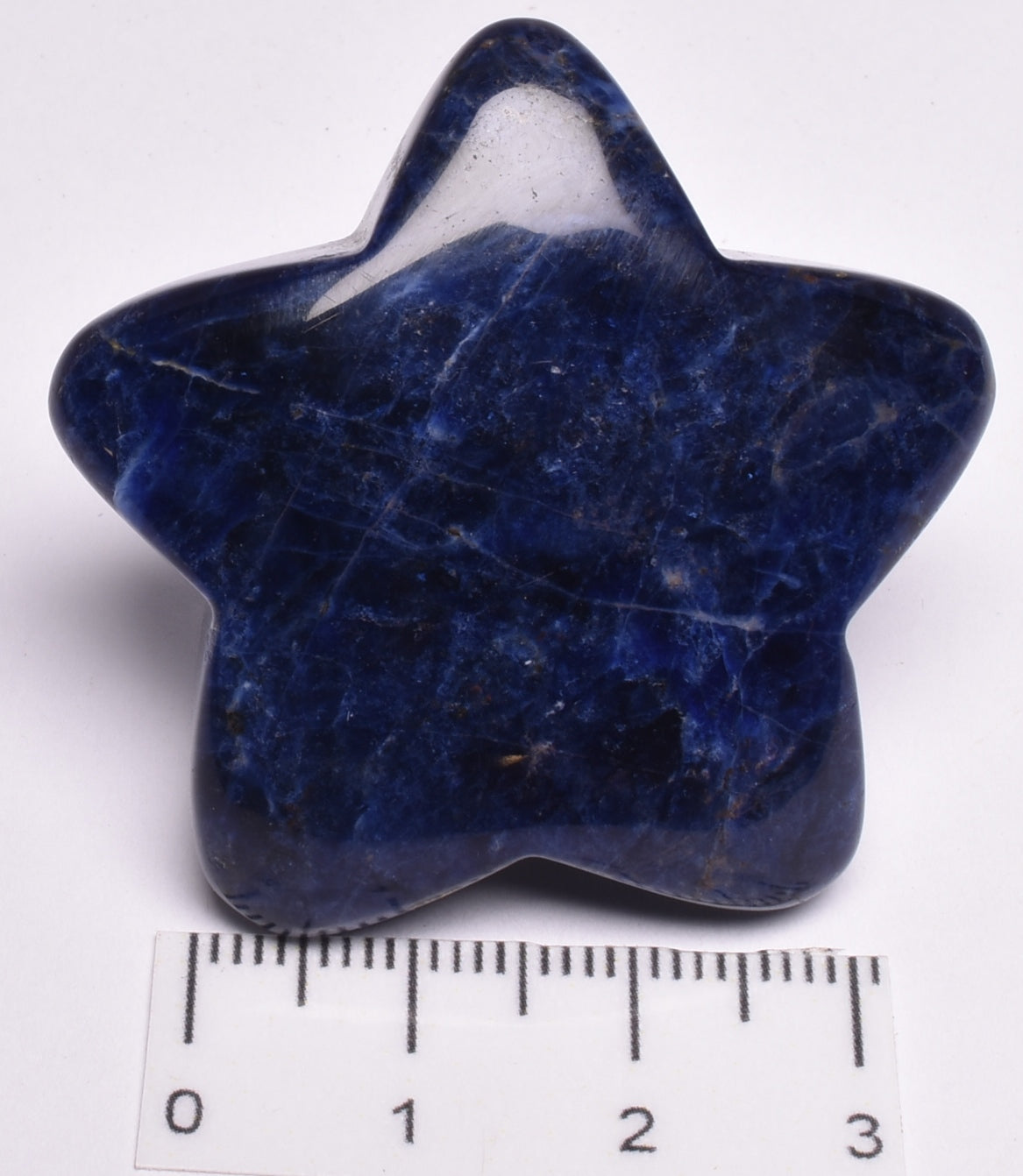 SODALITE CRYSTAL STAR CARVING P963