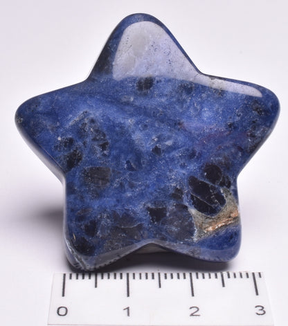 SODALITE CRYSTAL STAR CARVING P974