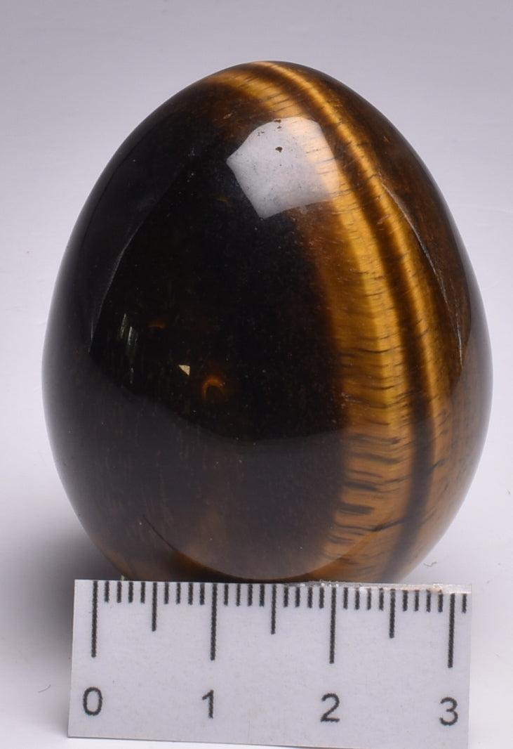 TIGER EYE POLISHED CRYSTAL EGG P1055