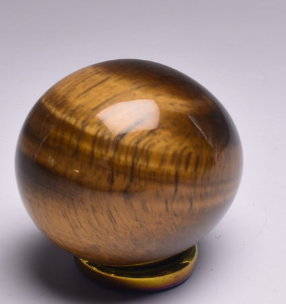 TIGER EYE POLISHED CRYSTAL EGG P1055