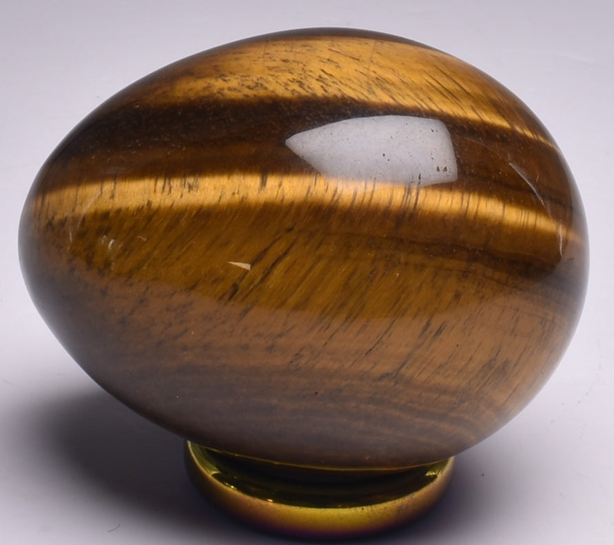 TIGER EYE POLISHED CRYSTAL EGG P1055