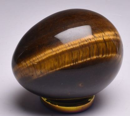 TIGER EYE POLISHED CRYSTAL EGG P1055