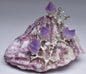 PINK TOURMALINE with AMETHYST TREE P1071